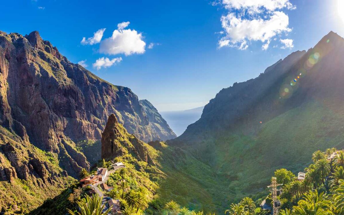 Paisaje de contrastes en Masca, Tenerife