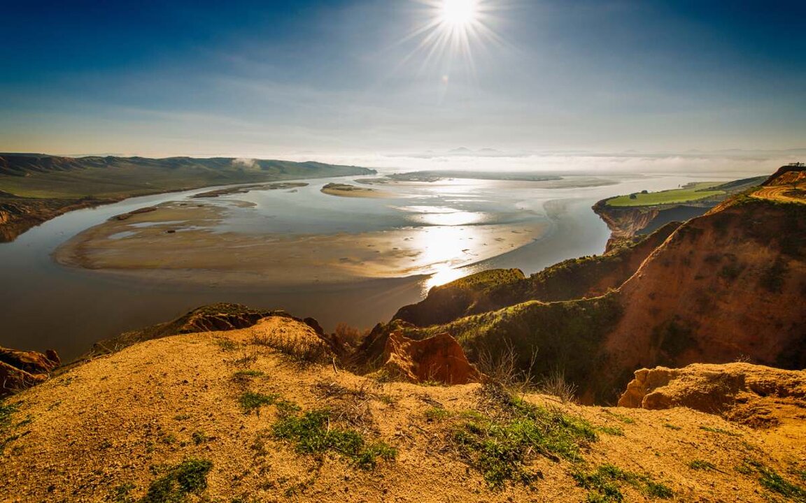 El precioso paisaje