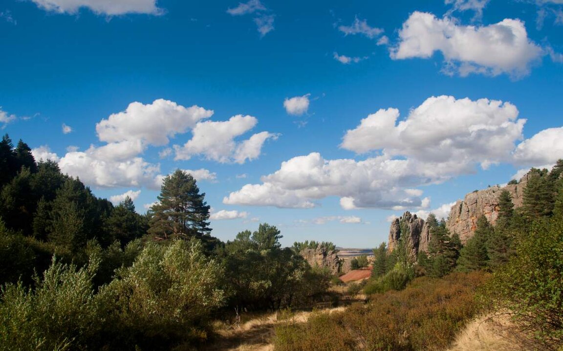 El bello paisaje que rodea Bronchales