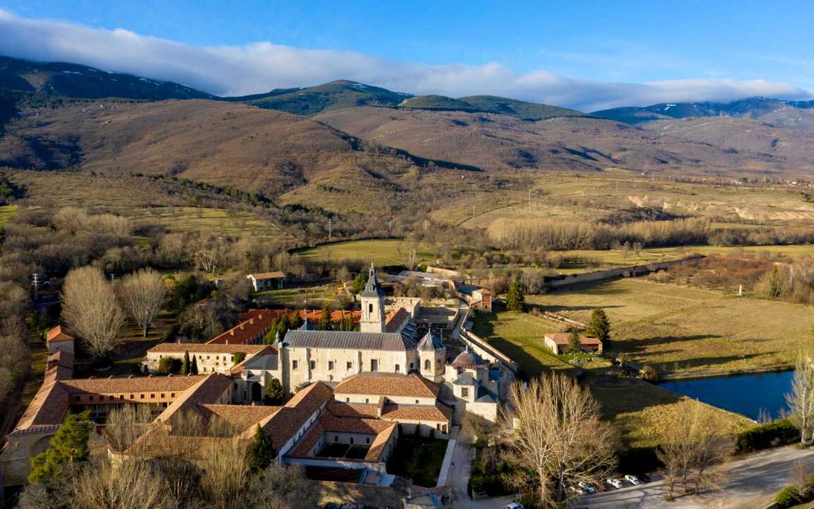 Vista aérea del Monasterio de El Paular