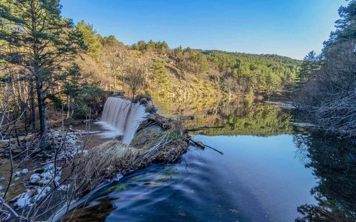 Embalse de la Presa del Pradillo, cerca de Rascafría