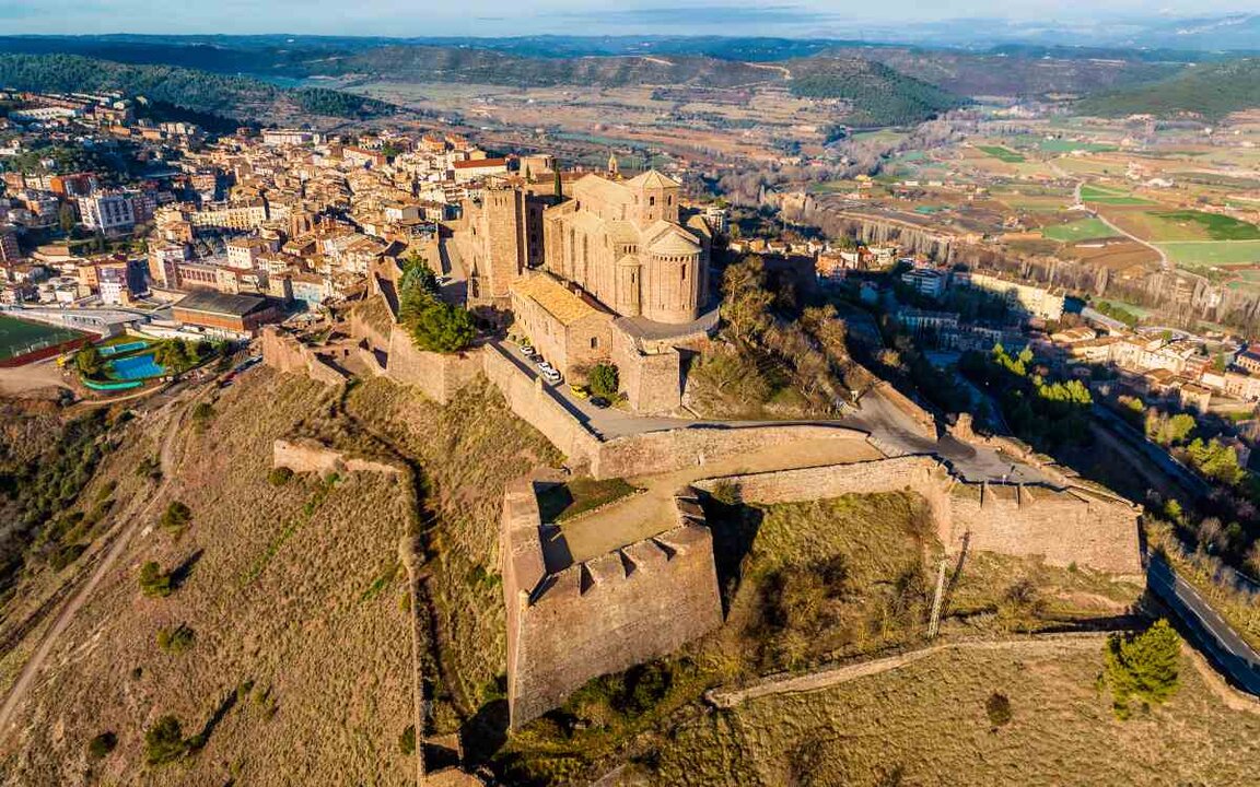 Vista aérea de Cardona