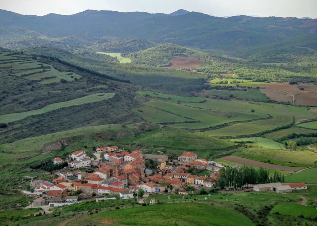Bádenas desde el monte La Modorra