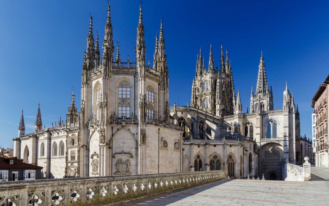 Vista exterior de la Catedral de Burgos