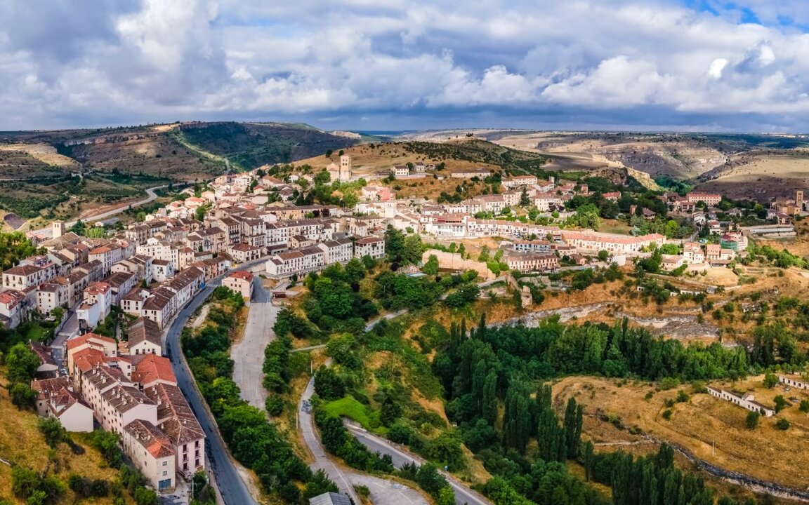 Vista aérea de Sepúlveda