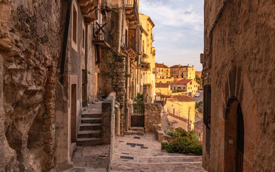 Una bonita calle en Sepúlveda