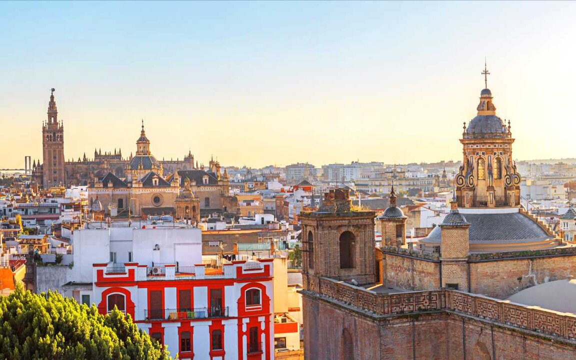 Panorámica de la ciudad de Sevilla