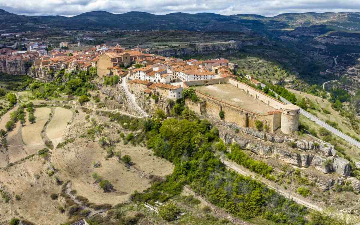 Vista aérea de Cantavieja