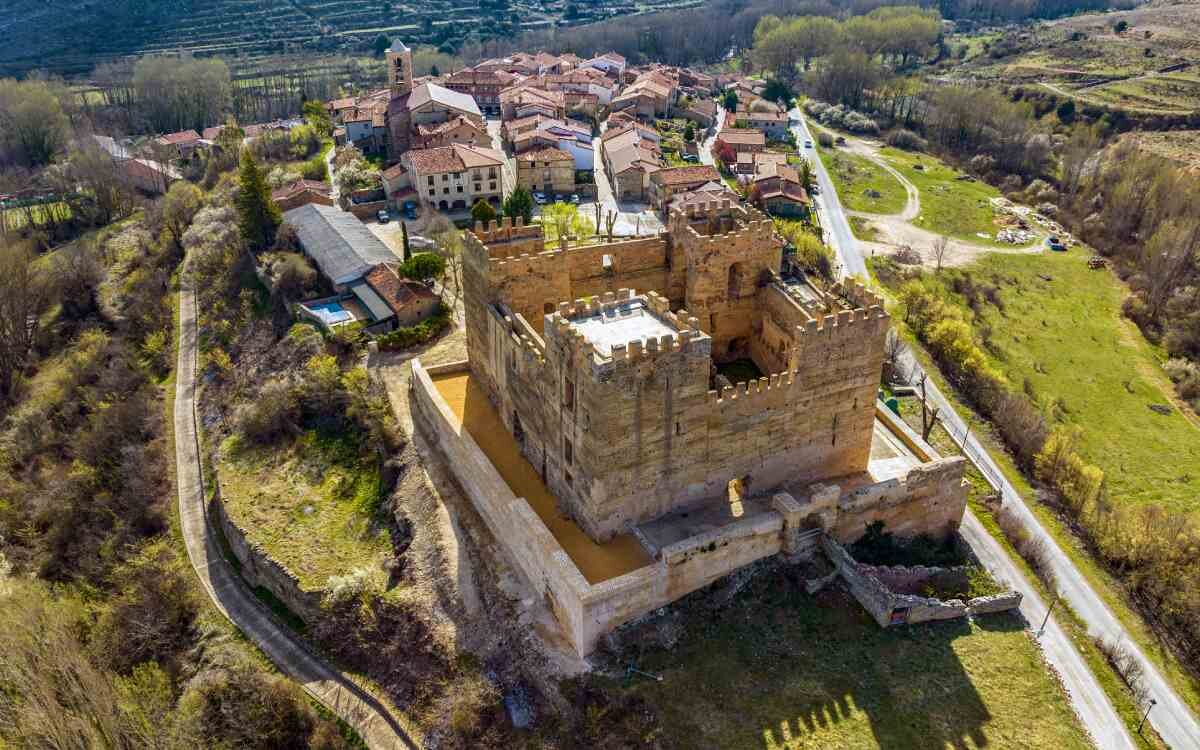 Vista aérea de Yanguas