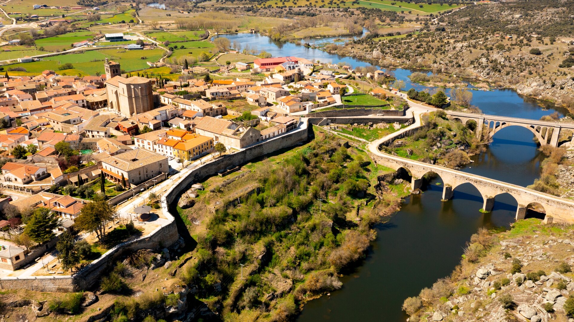 Vista aérea de Ledesma.