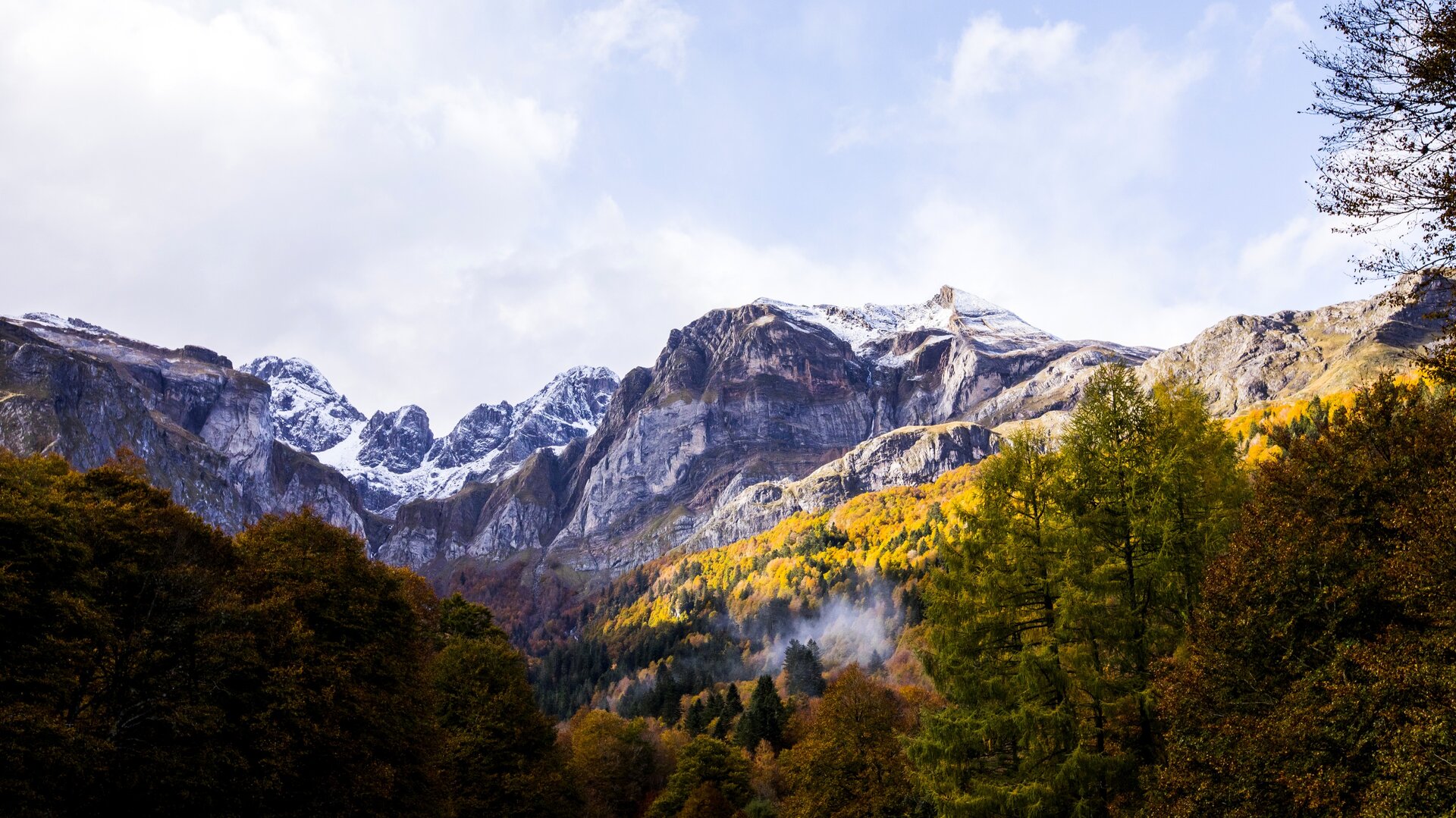 Entorno del Pirineo en Somport