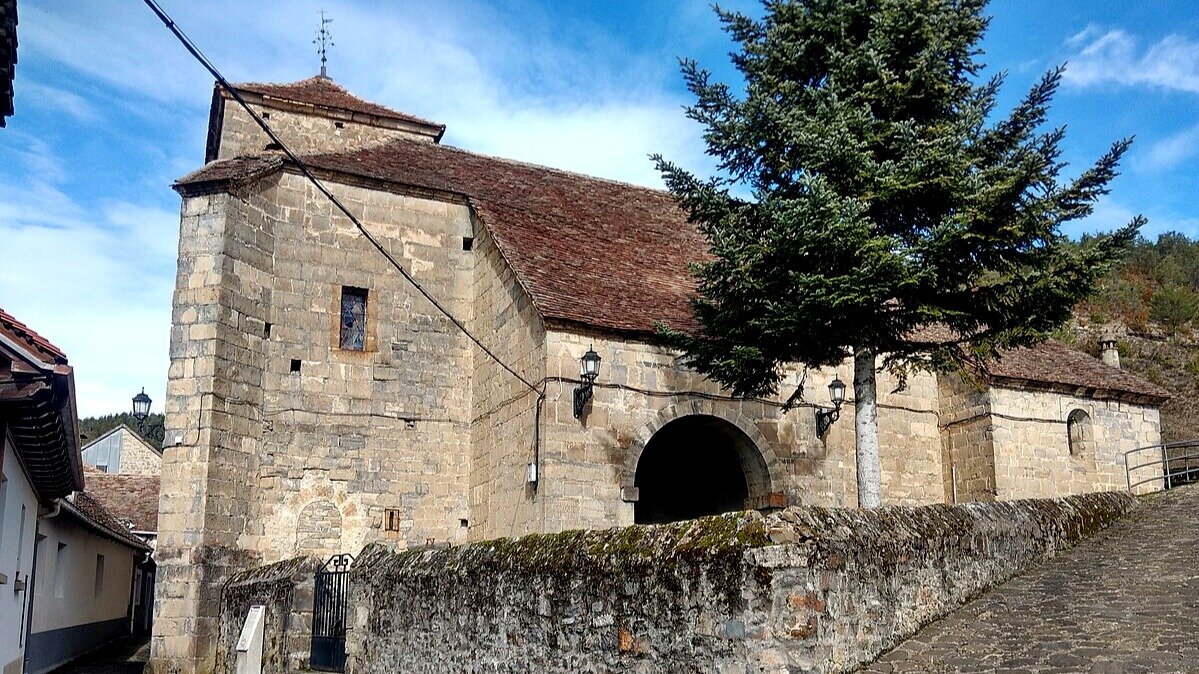 Iglesia de San Andrés, en Fago.