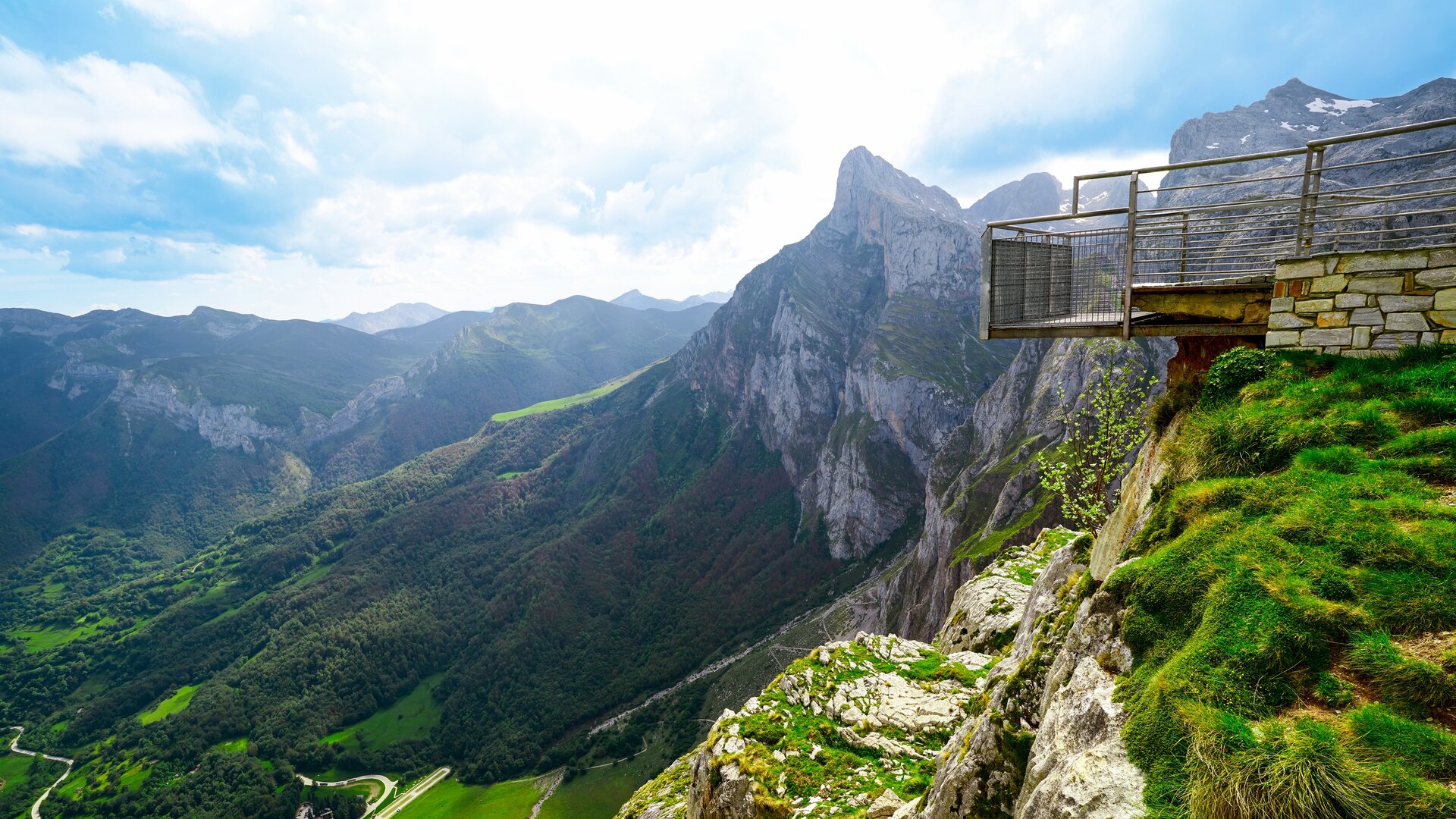 Montañas en Fuente Dé, Picos de Europa.