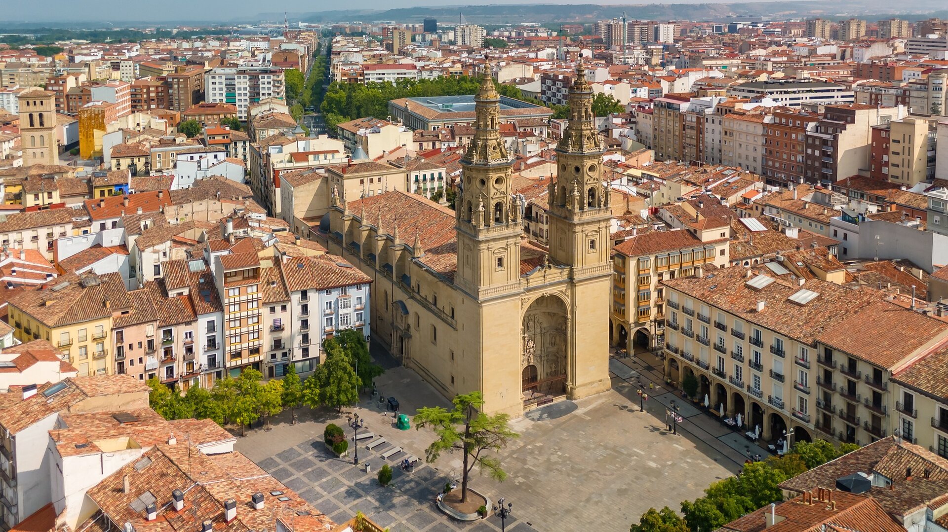Vista aérea de Logroño