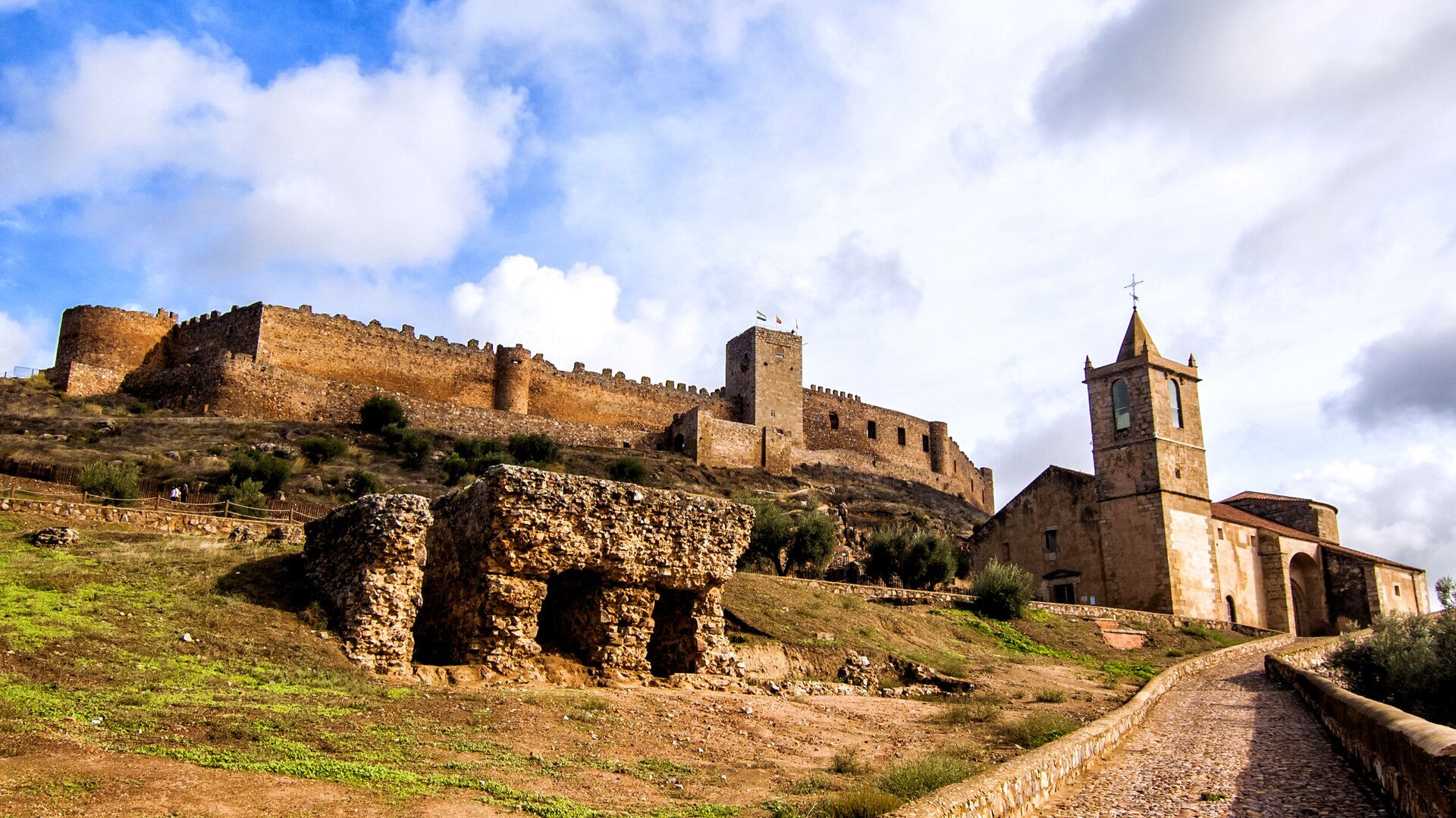 Castillo medieval de Medellín.