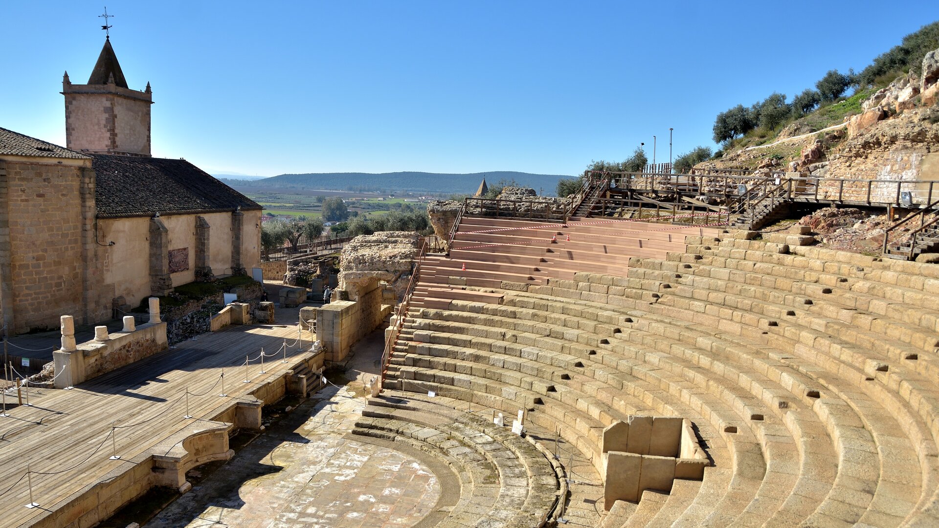 Vista del Teatro Romano de Medellín