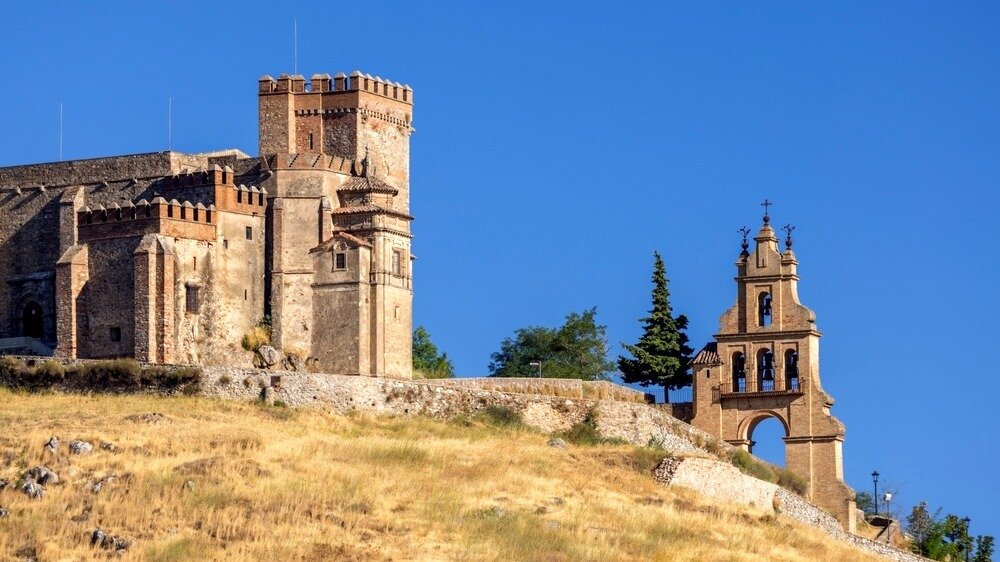 Vista del Castillo de Aracena.
