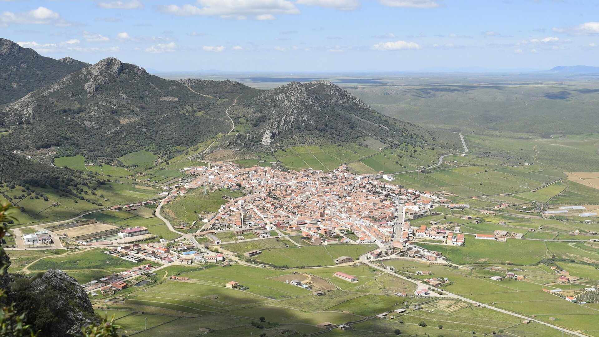 Vista aérea de Peñalsordo