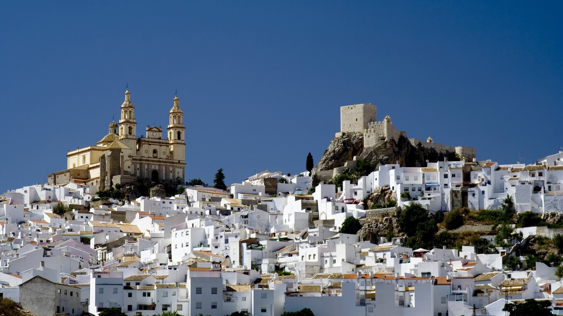 Vista de Olvera, en Cádiz.