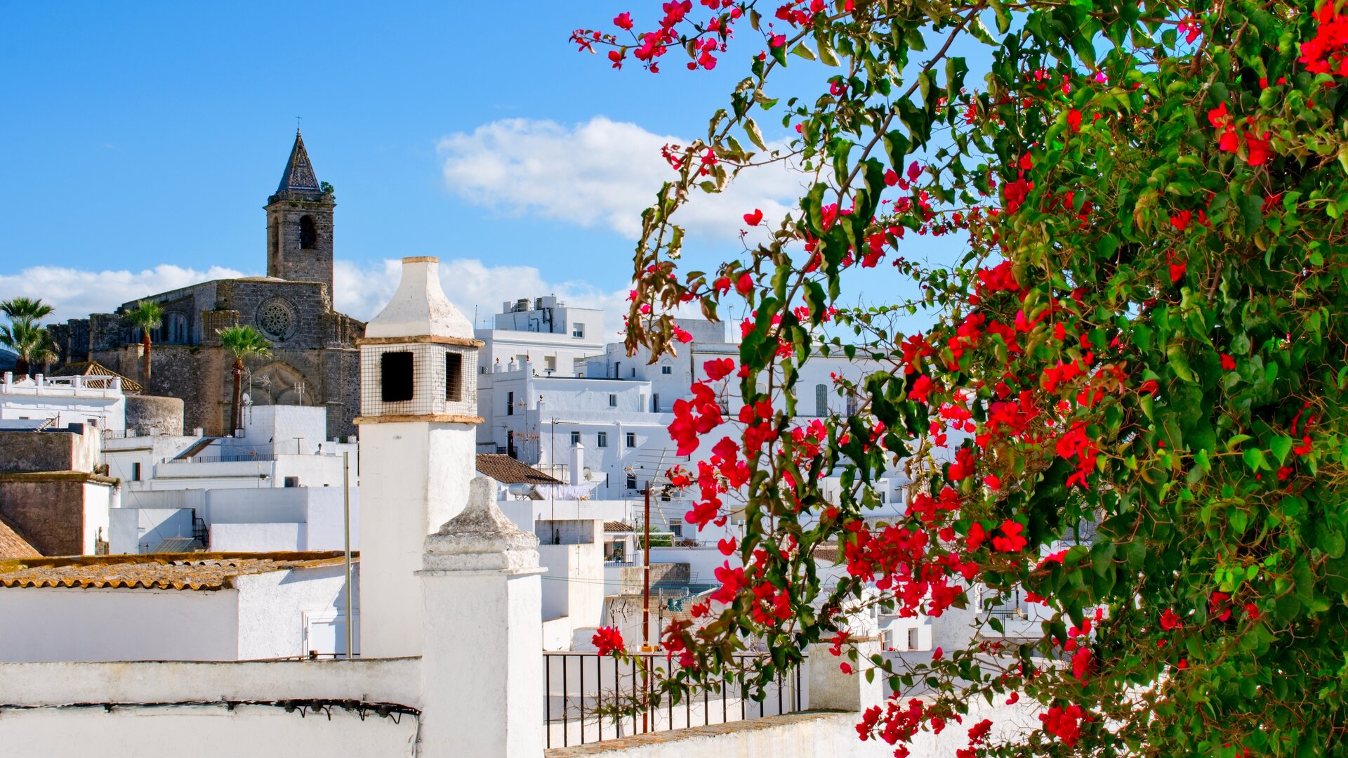 Detalle de Vejer de la Frontera, en Cádiz. 