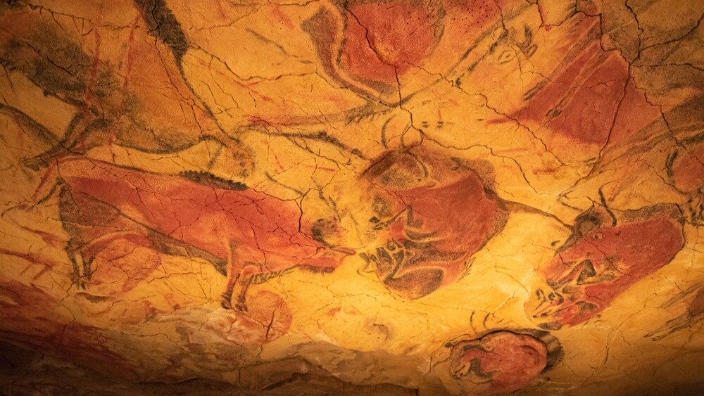 Los famosos bisontes de la Cueva de Altamira