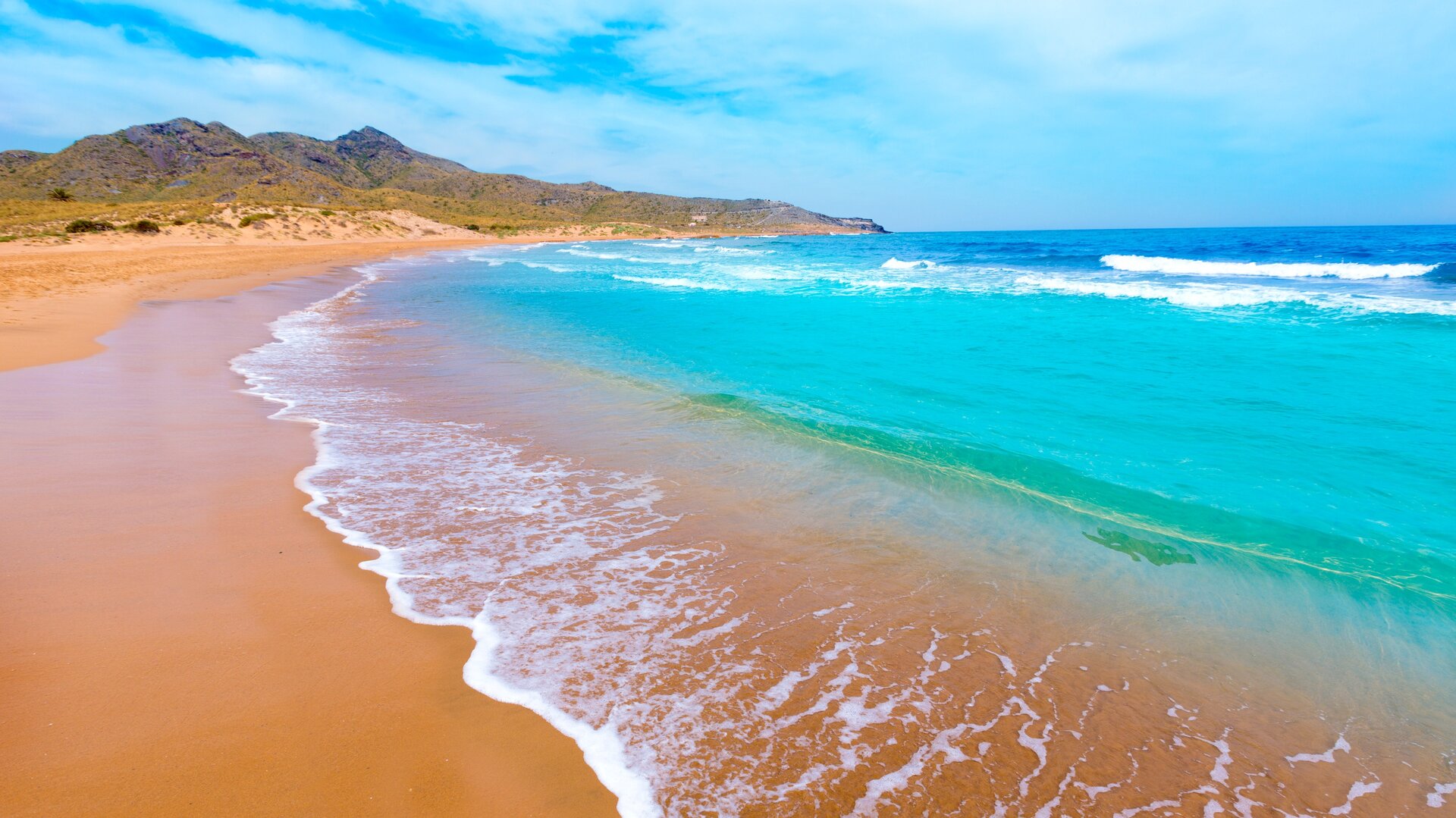 Playa en el Parque Regional de Calblanque.