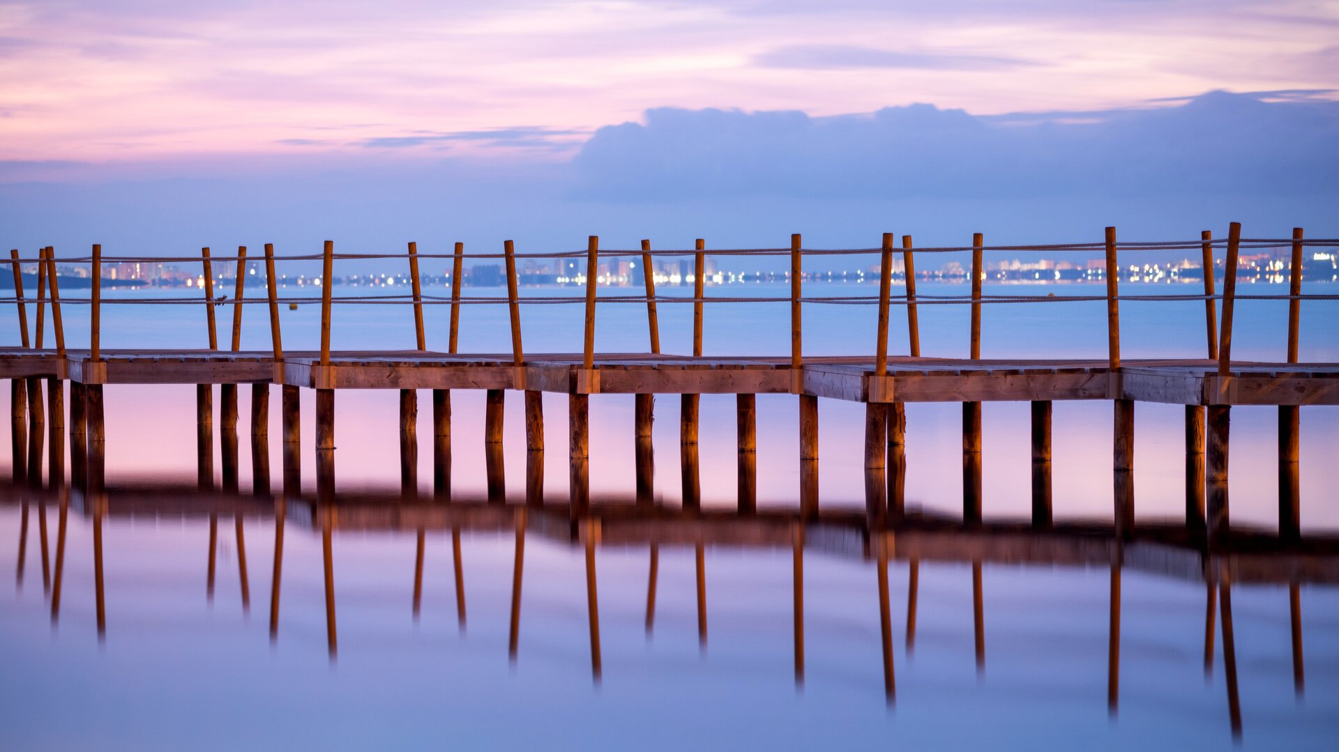 Atardecer en el Mar Menor desde Los Urrutia.