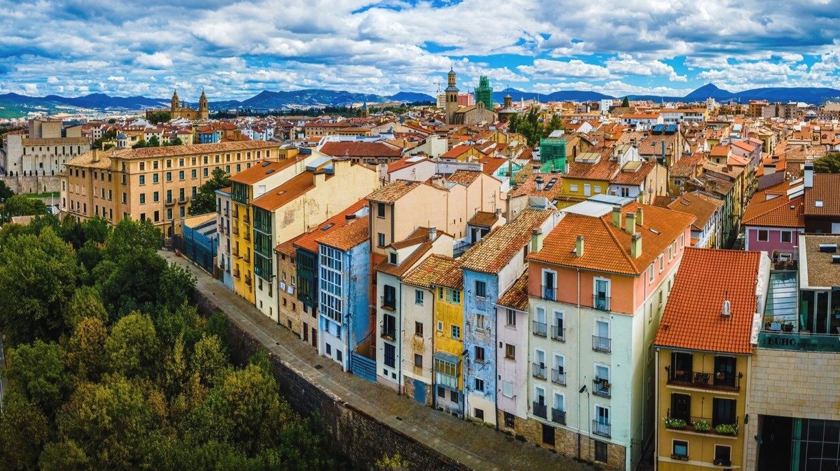 Vista aérea de Pamplona