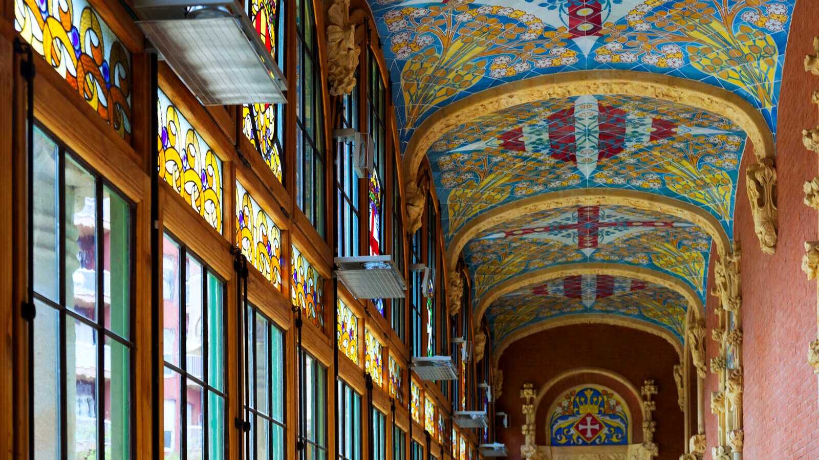 Interior del Recinto Modernista de Sant Pau. | Dreamstime