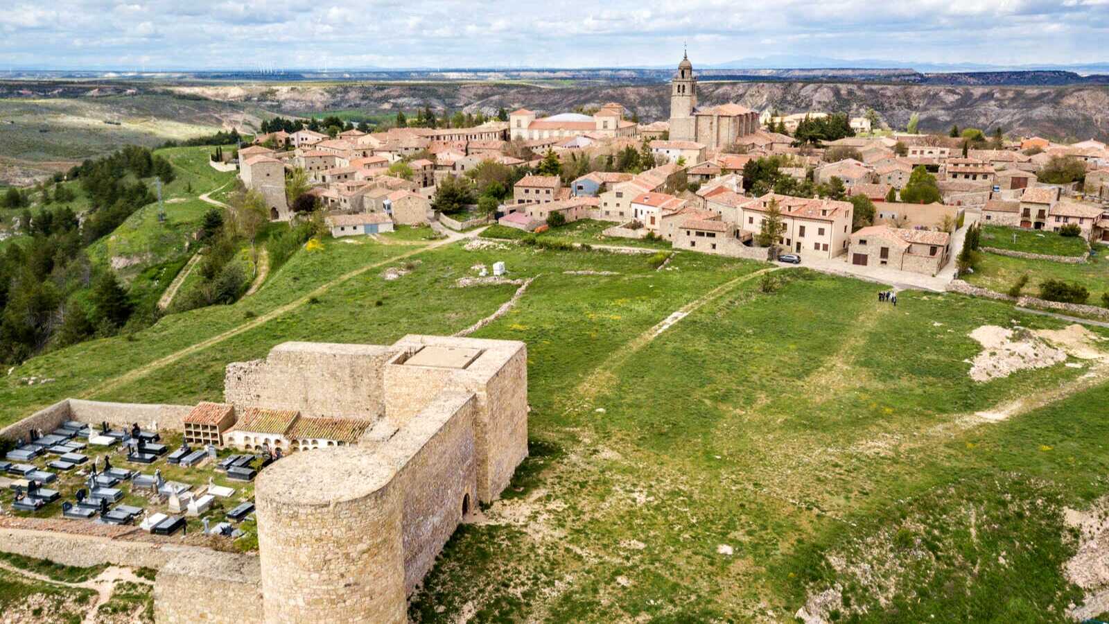 Vista aérea de Medinaceli. | Dreamstime