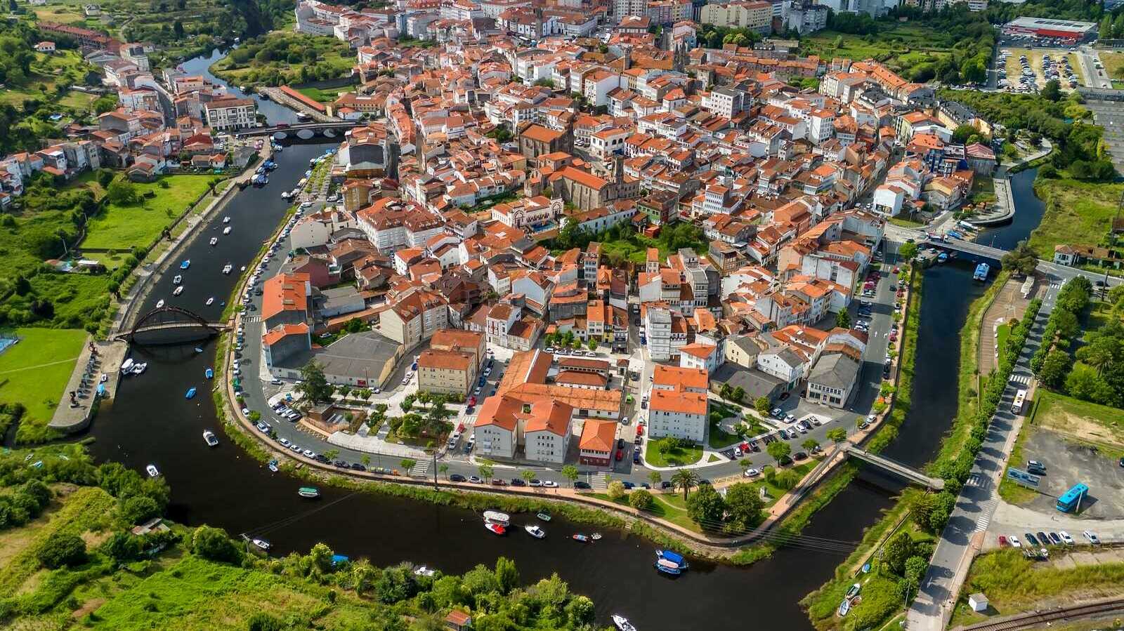 Vista aérea de Betanzos. | Shutterstock