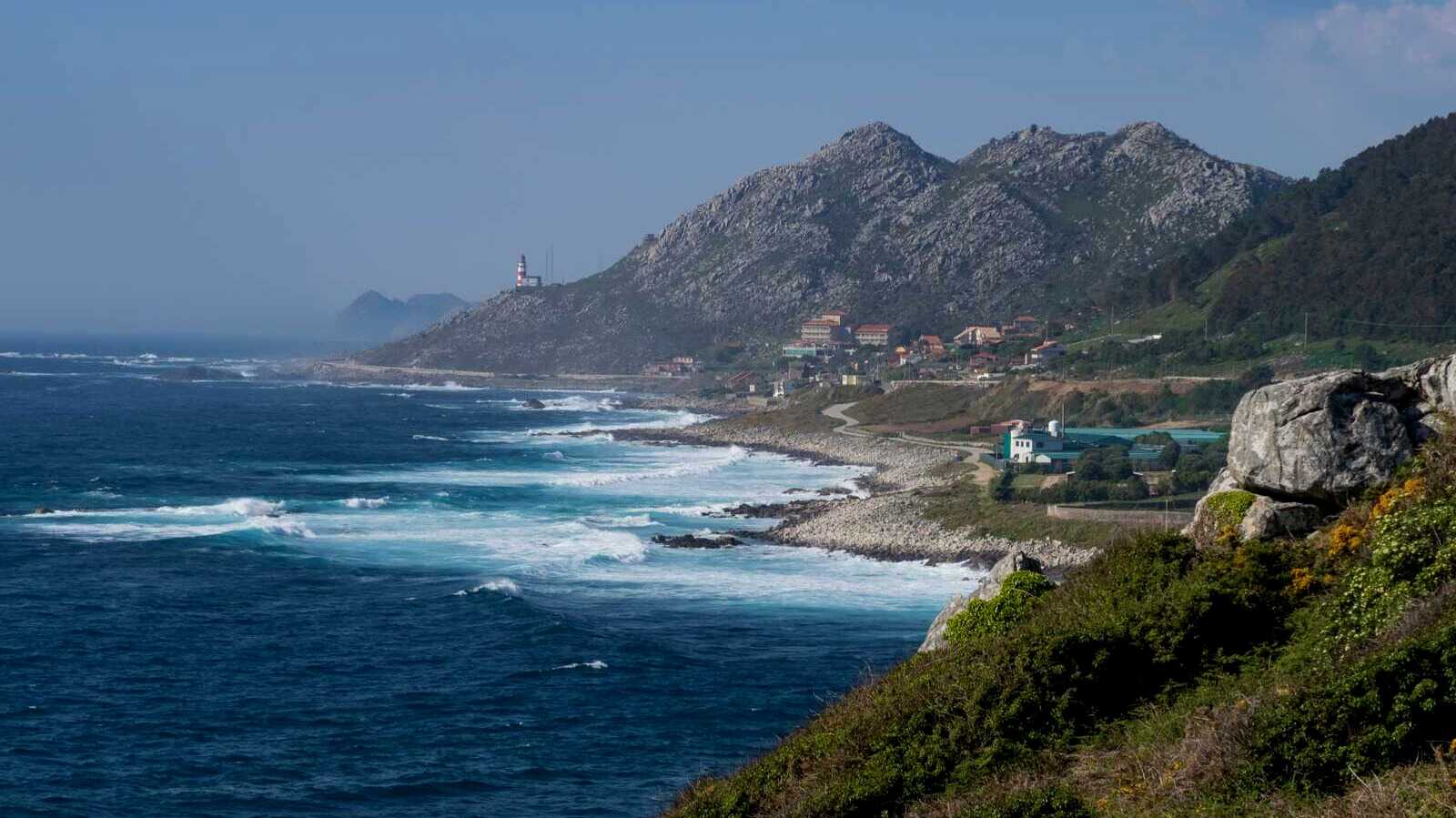 Paisaje de Oia, en Galicia. | Dreamstime