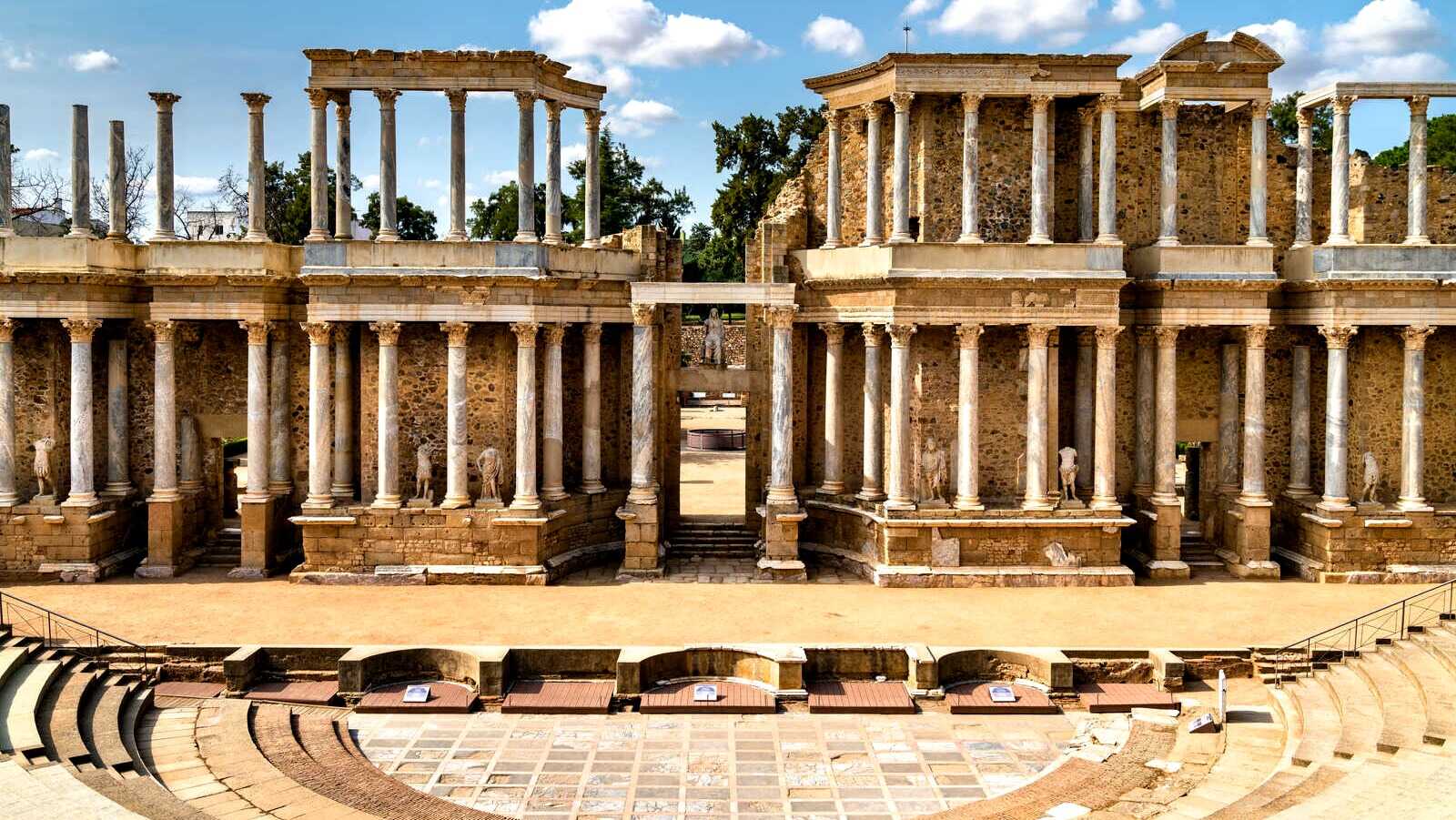 The Roman Theatre of Merida, UNESCO world heritage in Spain