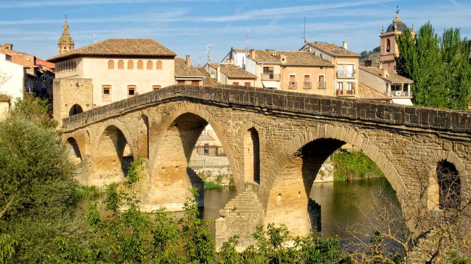 Puente la Reina, final de la etapa. | Dreamstime