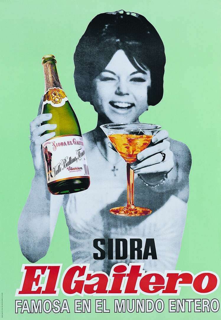 Cartel promocional de la sidra