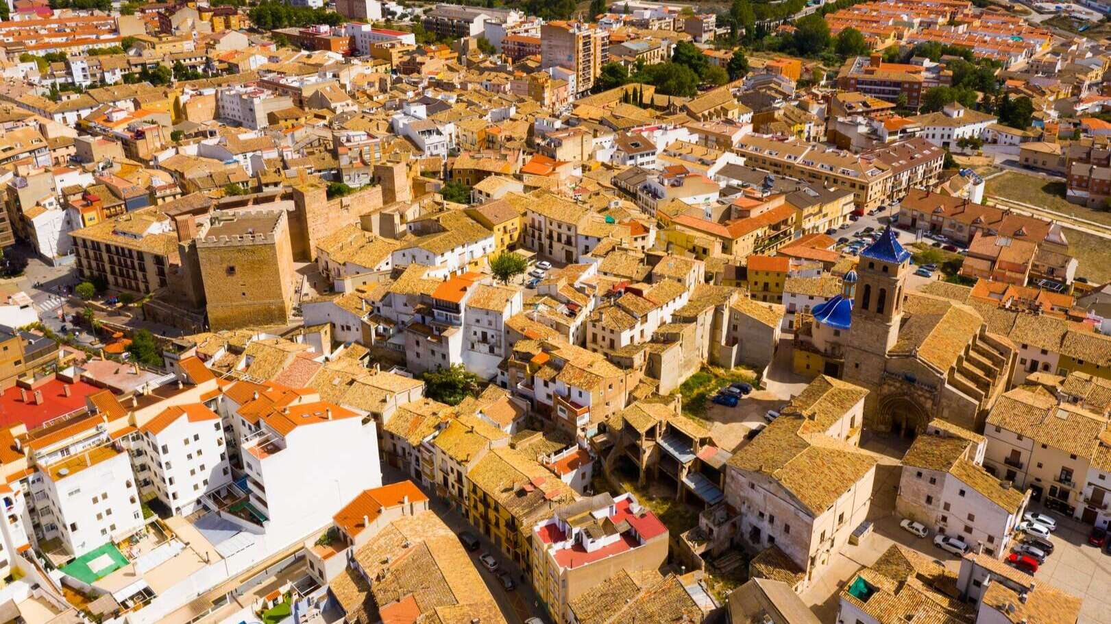Vista aérea de Requena. | Shutterstock