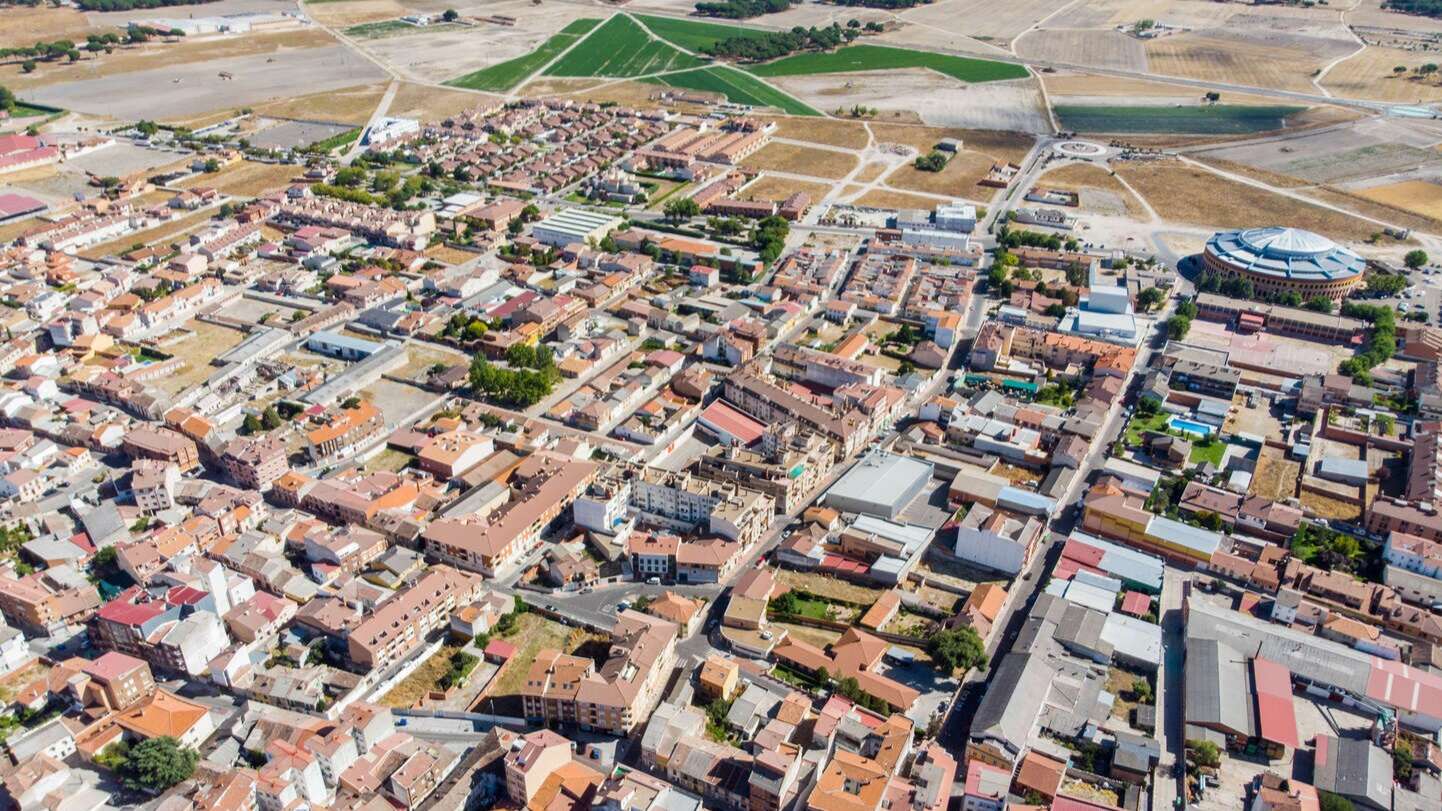 Vista aérea de Íscar. | Shutterstock