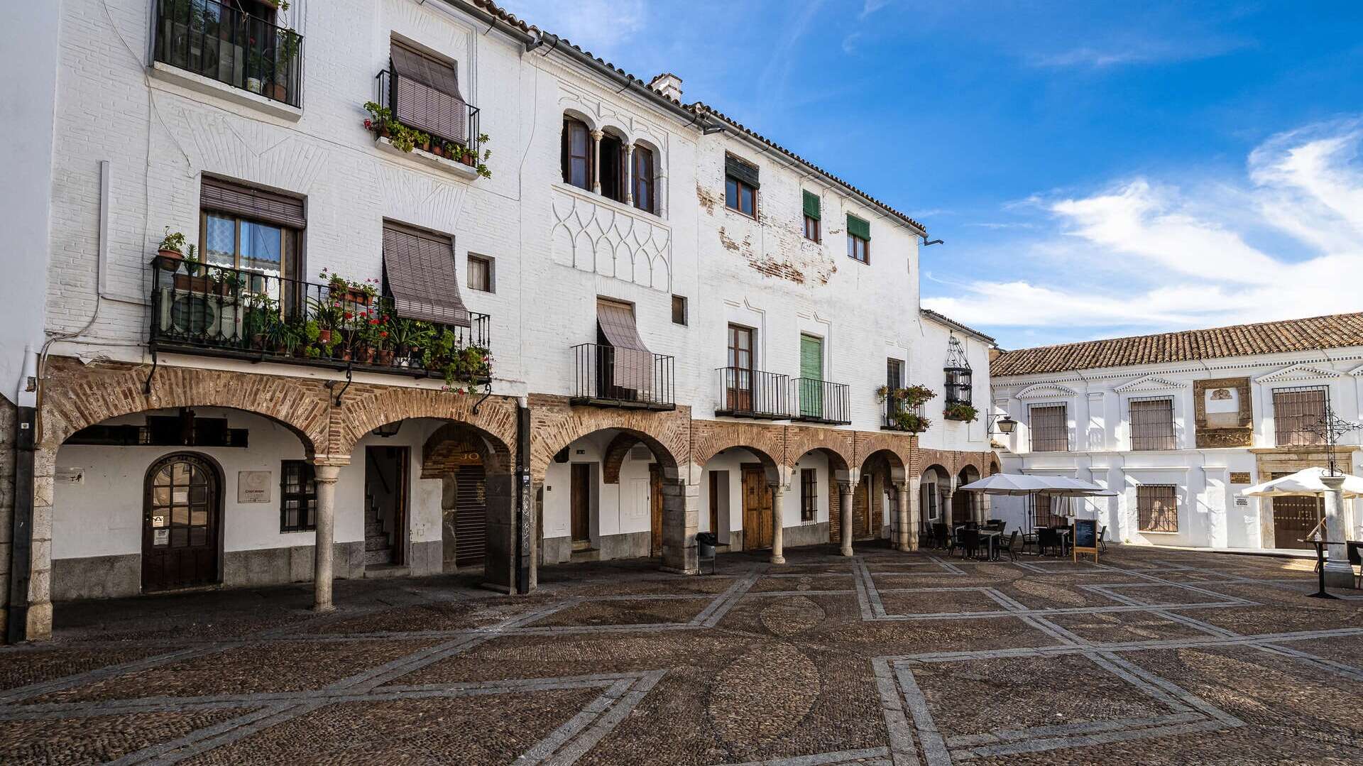 Plaza Chica de Zafra. | Dreamstime