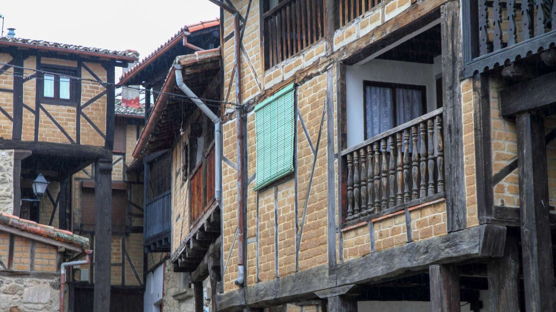 Detalles de la arquitectura de la villa.