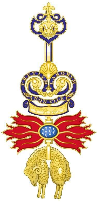 Insignia de la Orden Austriaca del Toisón de Oro