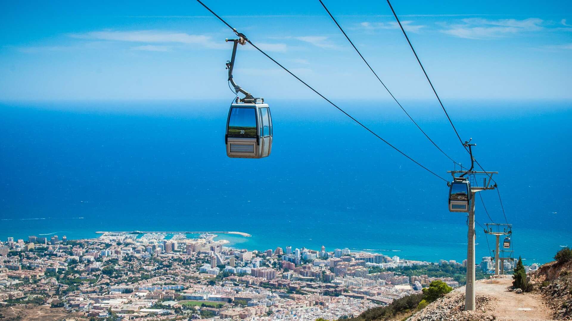 Teleférico en Benalmádena. | Shutterstock