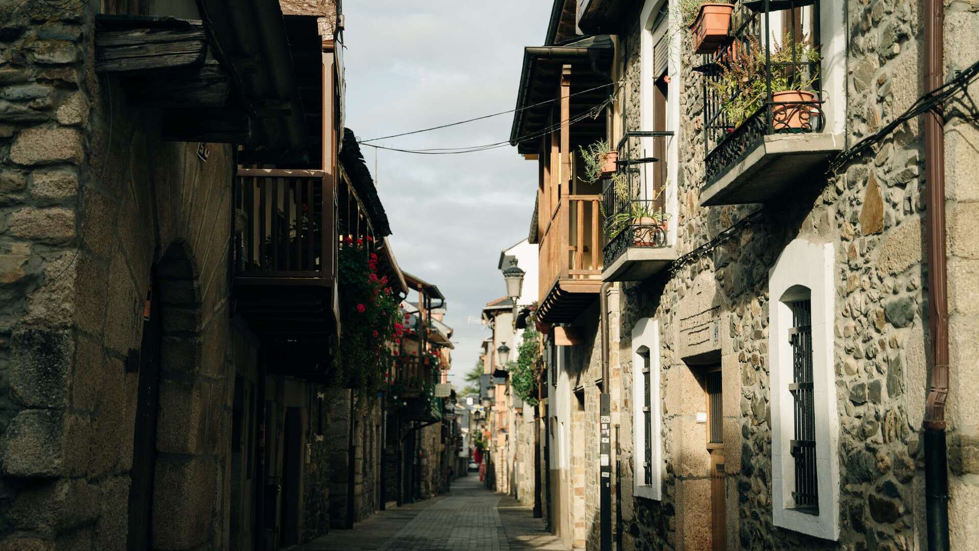 Una calle típica de Molinaseca