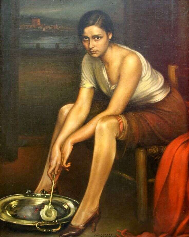 La chiquita piconera de Julio Romero de Torres. | Wikimedia