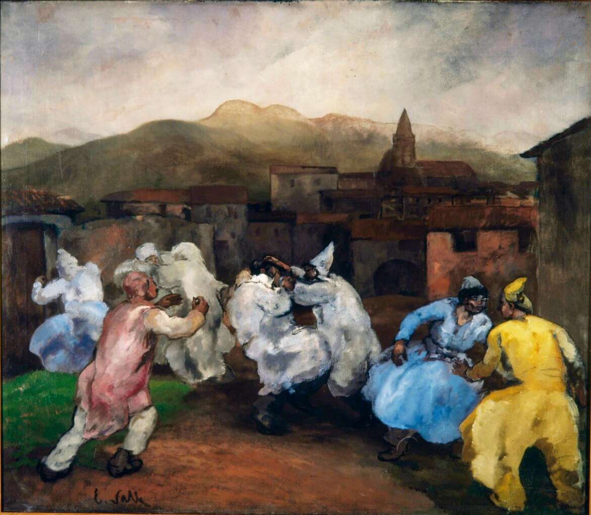Carnavalada de Oviedo de Evaristo Valle. | Wikimedia
