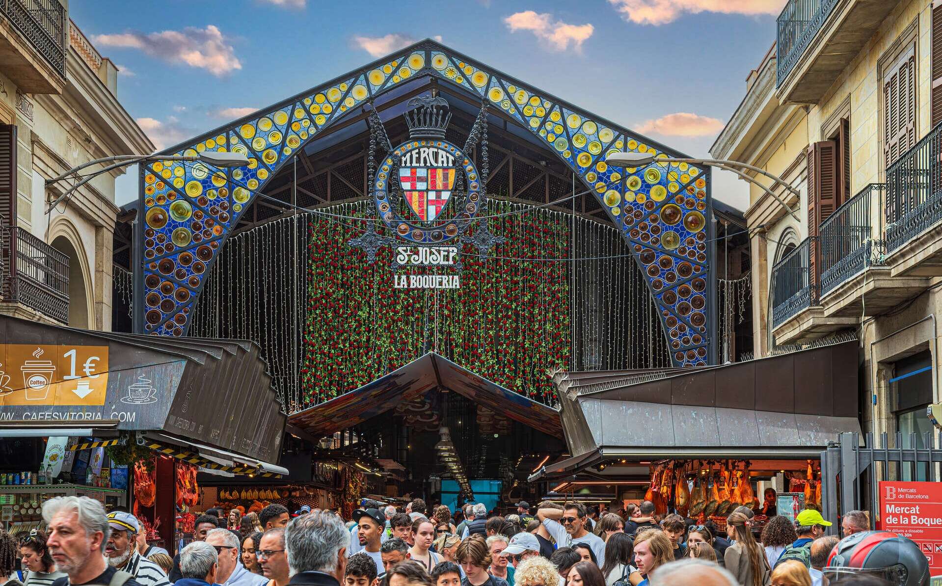 Mercado la Boquería, Barcelona. | Dreamstime