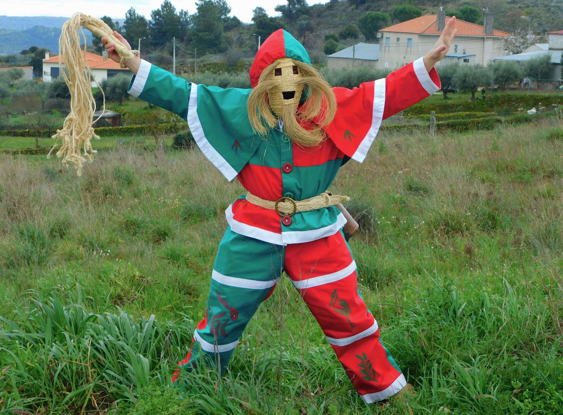 Personaje festivo llamado Botarga. | Dreamstime