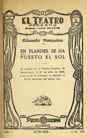 En flandes se ha puesto el sol
