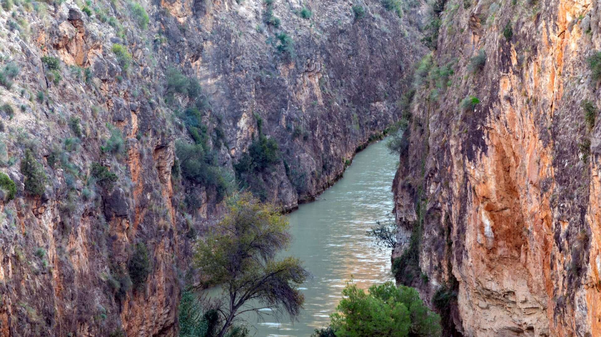 Río Segura a través del Cañón de Almadenes. | Dreamstime