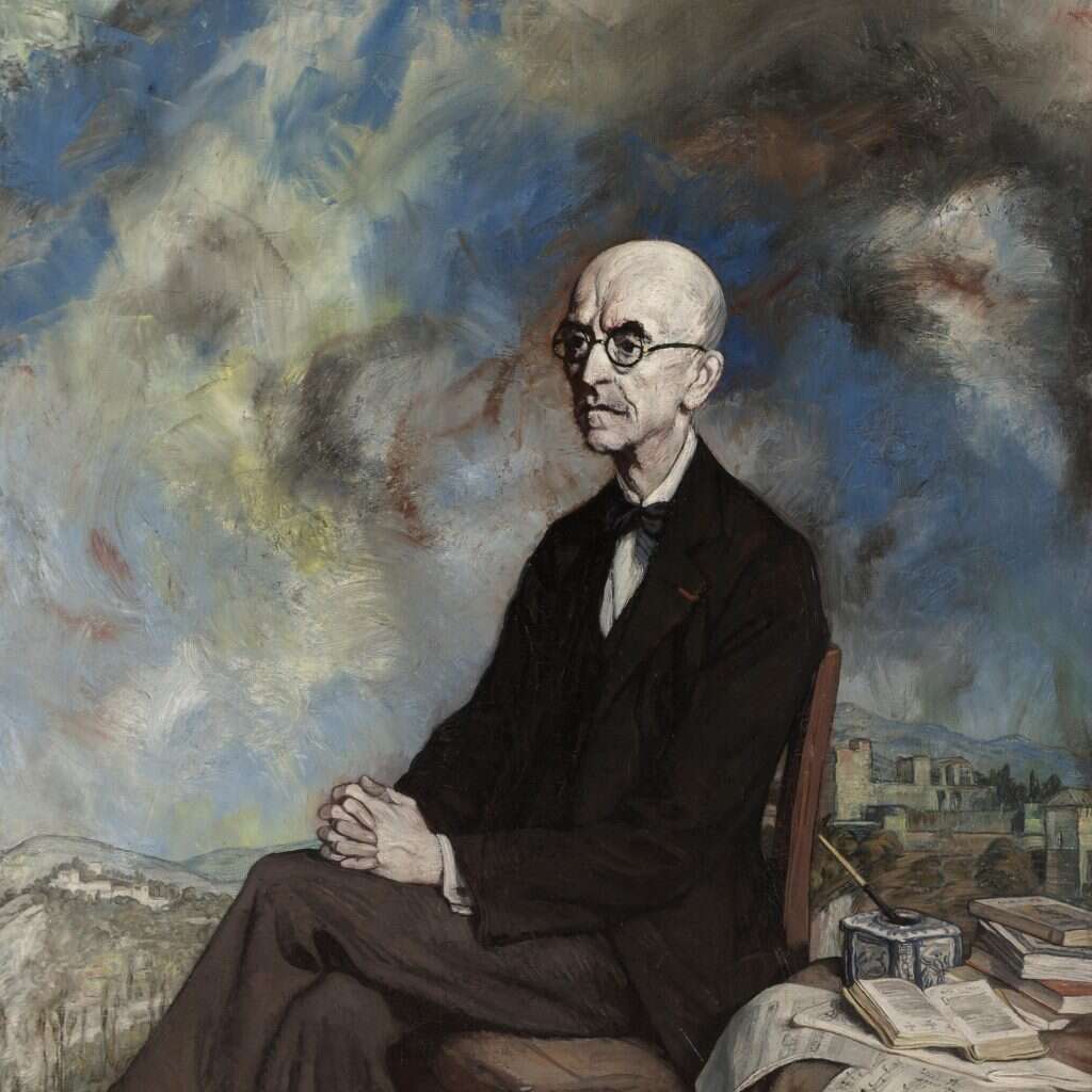Retrato de Manuel de Falla por Ignacio Zuloaga.