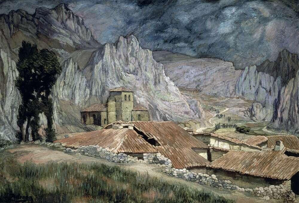 Ignacio Zuloaga Zabaleta, Paisaje de Pancorbo, 1917. | Colección Zuloaga.